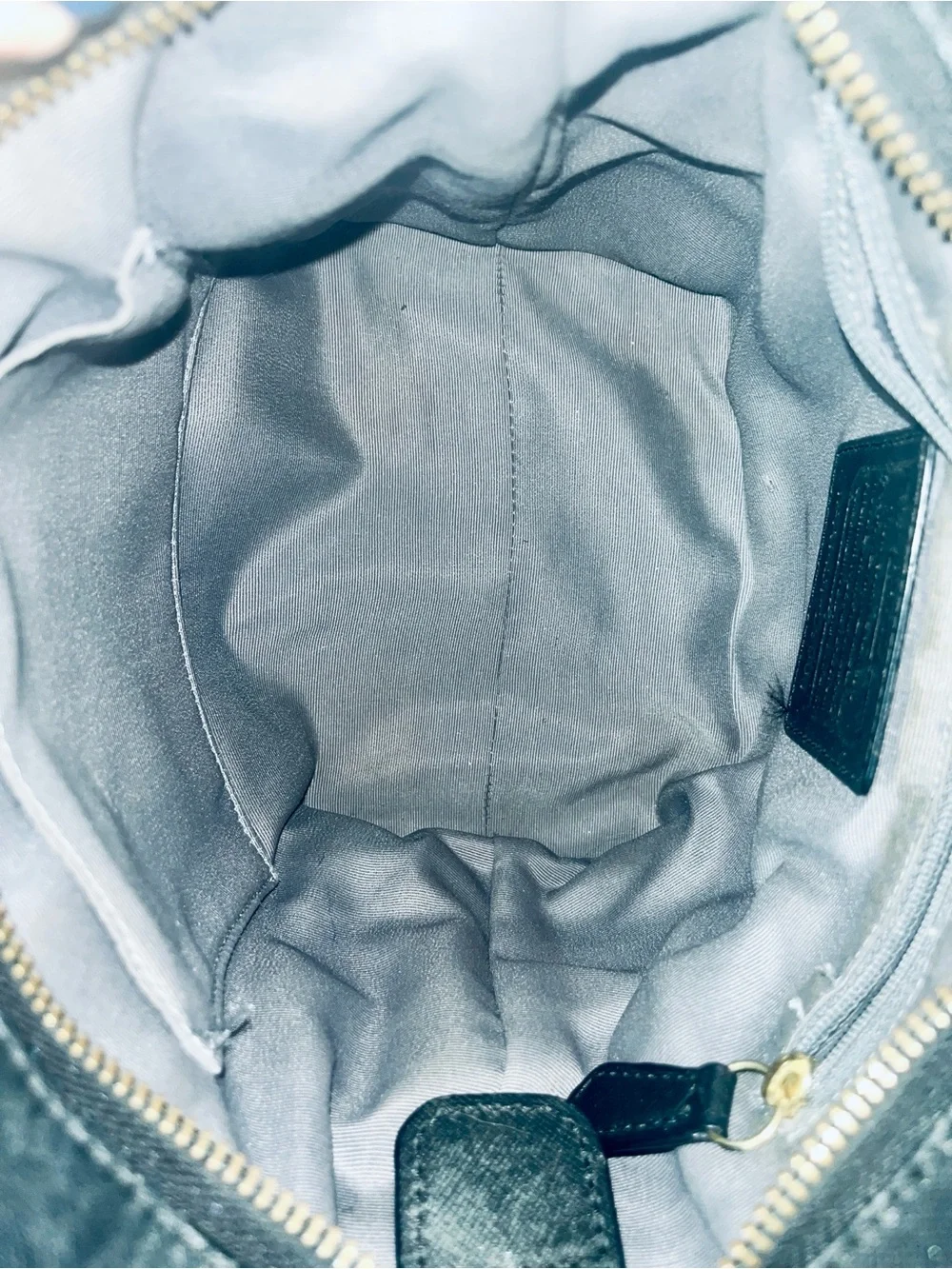 Coach Navy Blue Madison Mini North/South Tote GUC